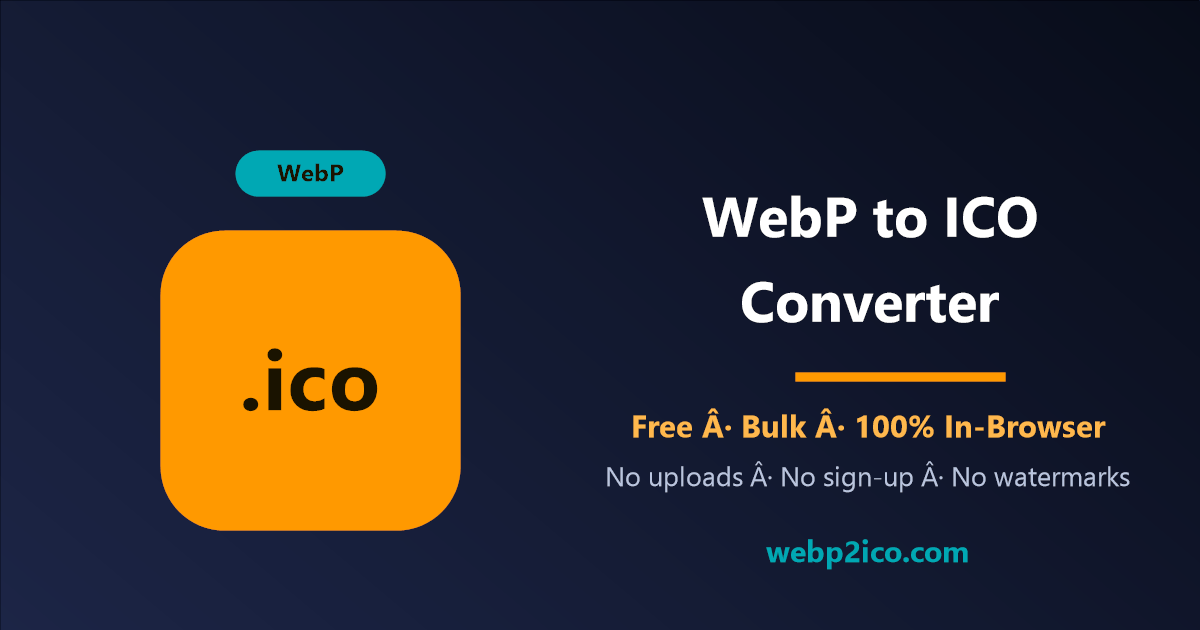 SVG to ICO Converter – Free Vector to Multi-Size Windows Icon & Favicon